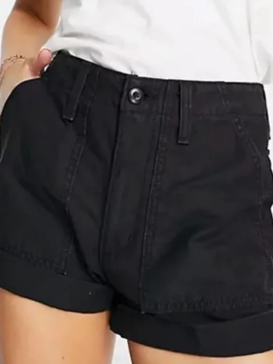 Levi's Ribcage Twill Shorts - Picture 7 of 7